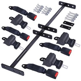 Universal Golf Cart Seat Belts and Bracket Kit (Warehouse: LA01)