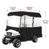 Outdoor Lawn Golf Club Cart Cover Driving Enclosure Waterproof Person Roll-up Door