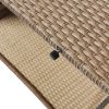 Outdoor Patio Furniture Set 4-Piece Conversation Set Wicker Furniture Sofa Set with Beige Cushions