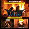 Backyard Camping Round Fire Pit Wheels Fire Pit Grate