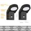 Inowel Wall Light Outdoor PIR Sensor LED Wall Mount Lamp Round Wall Sconce Lighting with Motion Sensor 11723