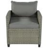 Patio Furniture Set, 5 Piece Outdoor Conversation Set, with Coffee Table, Cushions and Single Chair