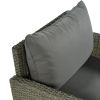 Patio Furniture Set, 5 Piece Outdoor Conversation Set, with Coffee Table, Cushions and Single Chair