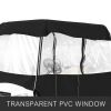 Outdoor Lawn Golf Club Cart Cover Driving Enclosure Waterproof Person Roll-up Door