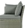 Patio Furniture Set, 5 Piece Outdoor Conversation Set, with Coffee Table, Cushions and Single Chair