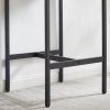 Bar Table Set with 2 Bar stools PU Soft seat with backrest