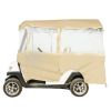 Outdoor Lawn Golf Club Cart Cover Driving Enclosure Waterproof Person Roll-up Door