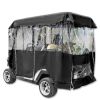 Outdoor Lawn Golf Club Cart Cover Driving Enclosure Waterproof Person Roll-up Door