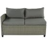Patio Furniture Set, 5 Piece Outdoor Conversation Set, with Coffee Table, Cushions and Single Chair