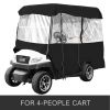 Outdoor Lawn Golf Club Cart Cover Driving Enclosure Waterproof Person Roll-up Door