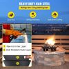 Backyard Camping Round Fire Pit Wheels Fire Pit Grate